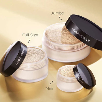 【 現貨 】Laura Mercier 加加大裝透明控油碎粉  連粉卜 Translucent Loose Setting Powder Jumbo 49g