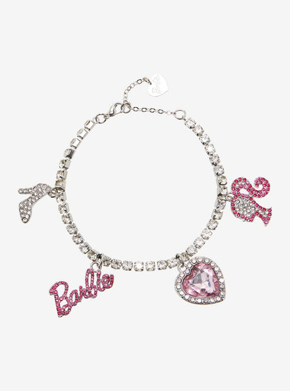 Barbie 限量Y2K粉紅色閃石手鏈 Bracelet