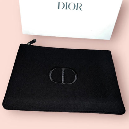 【 現貨 】Dior 限量寶藍色布面長方化妝包 Makeup Bag Limited Edition