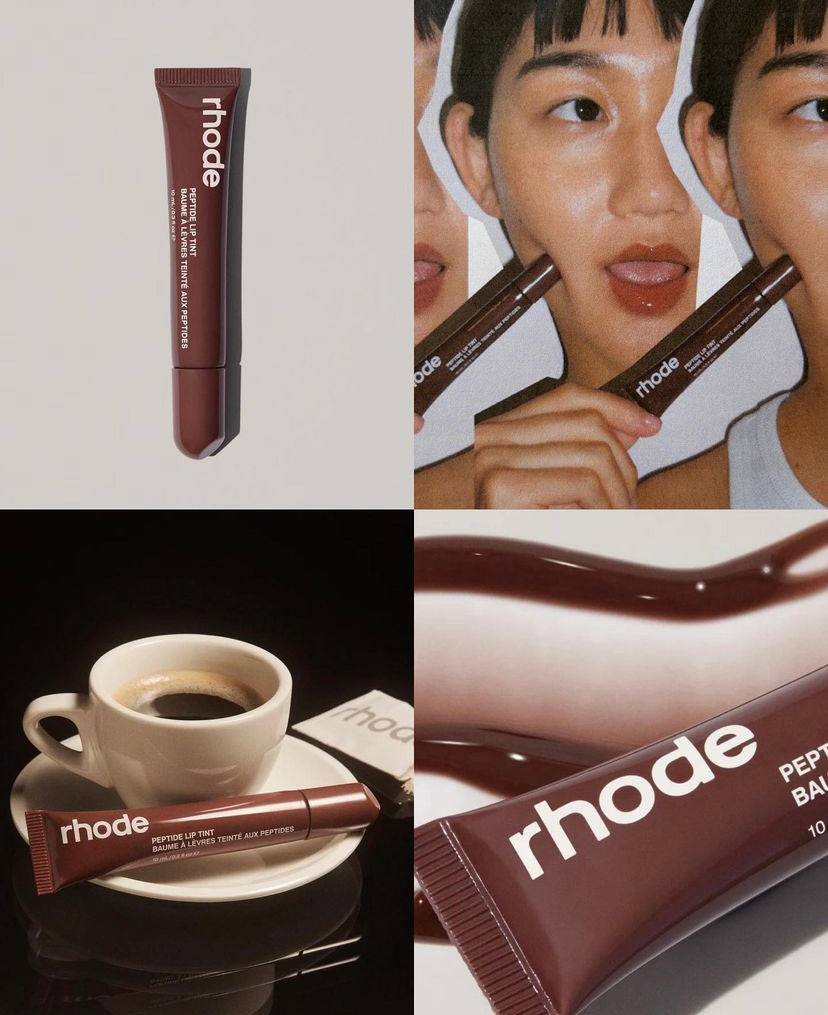 【 現貨 】【 訂購 】Rhode 敏感修護保濕染唇蜜 Lipgloss - 咖啡色 Espresso