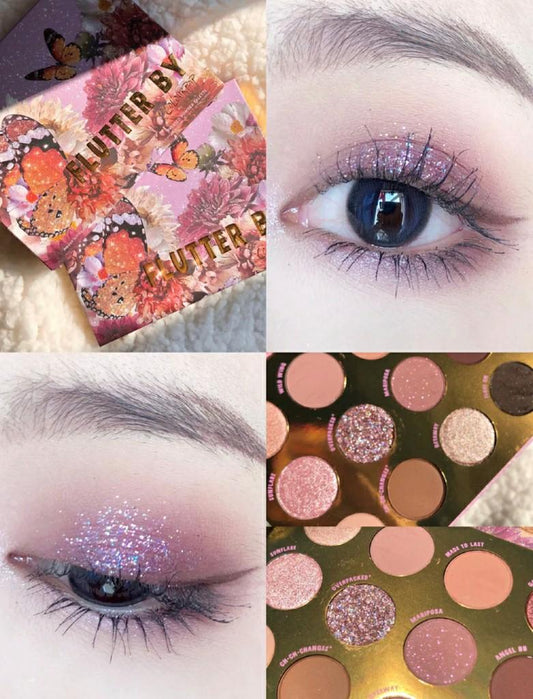 【 現貨 】芋奶咖啡眼影盤 FLUTTER BY Eyeshadow palette