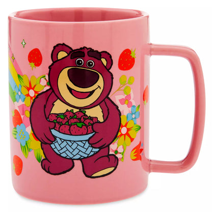 【 現貨 】Disney可愛勞蘇Lotso雙面水杯 連暖杯墊 Coffee Mug Cup