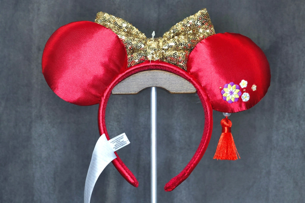 【 現貨 】Disney 迪士尼限量花木蘭 Mulan 櫻花耳仔頭箍 Mickey Ears