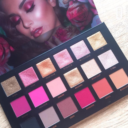 【 現貨 】Huda Beauty 18色玫瑰金二代眼影盤 rose gold eyeshadow palette